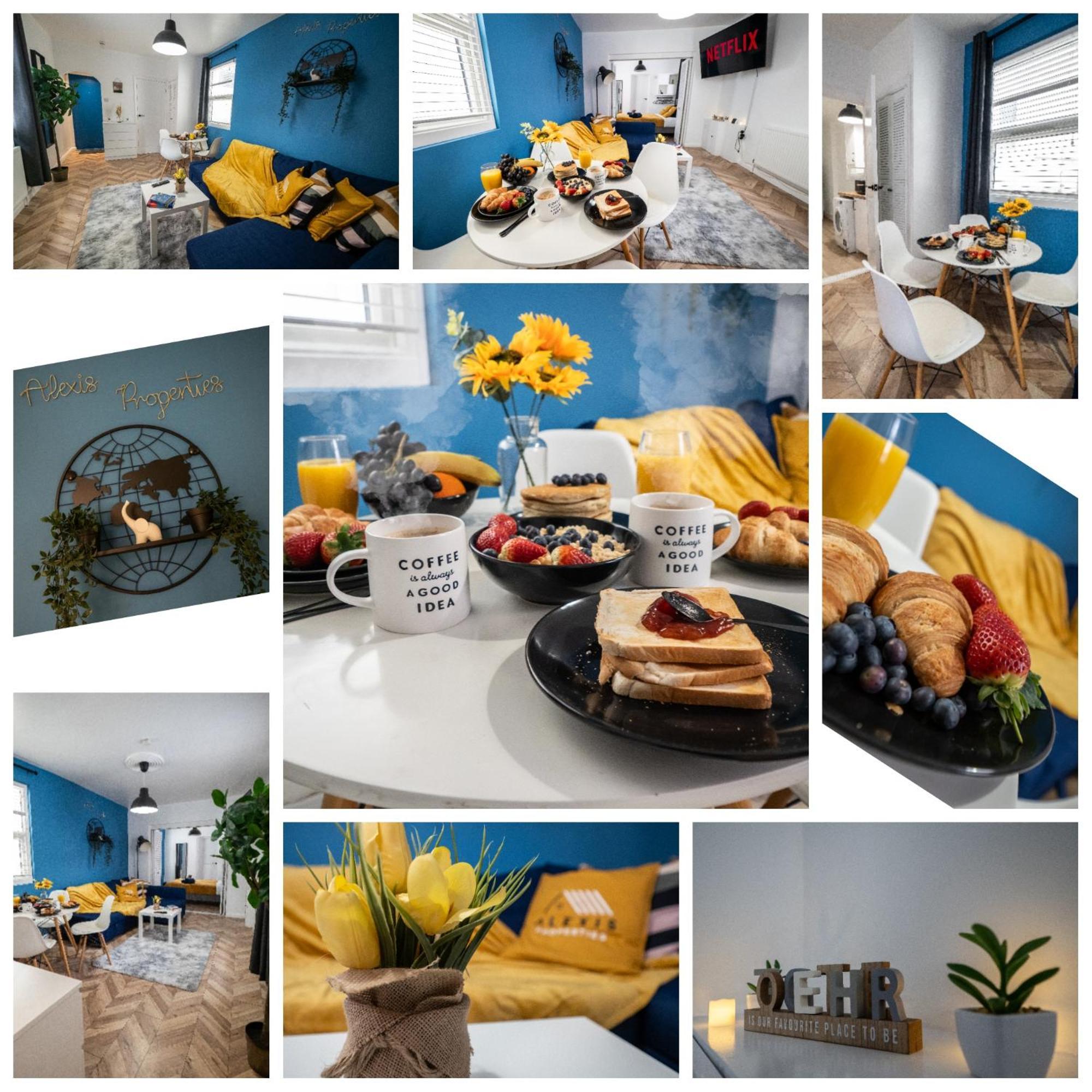 Seaside Retreat: Luxury 1-Bed, Free Parking Apartment Portsmouth Exterior foto